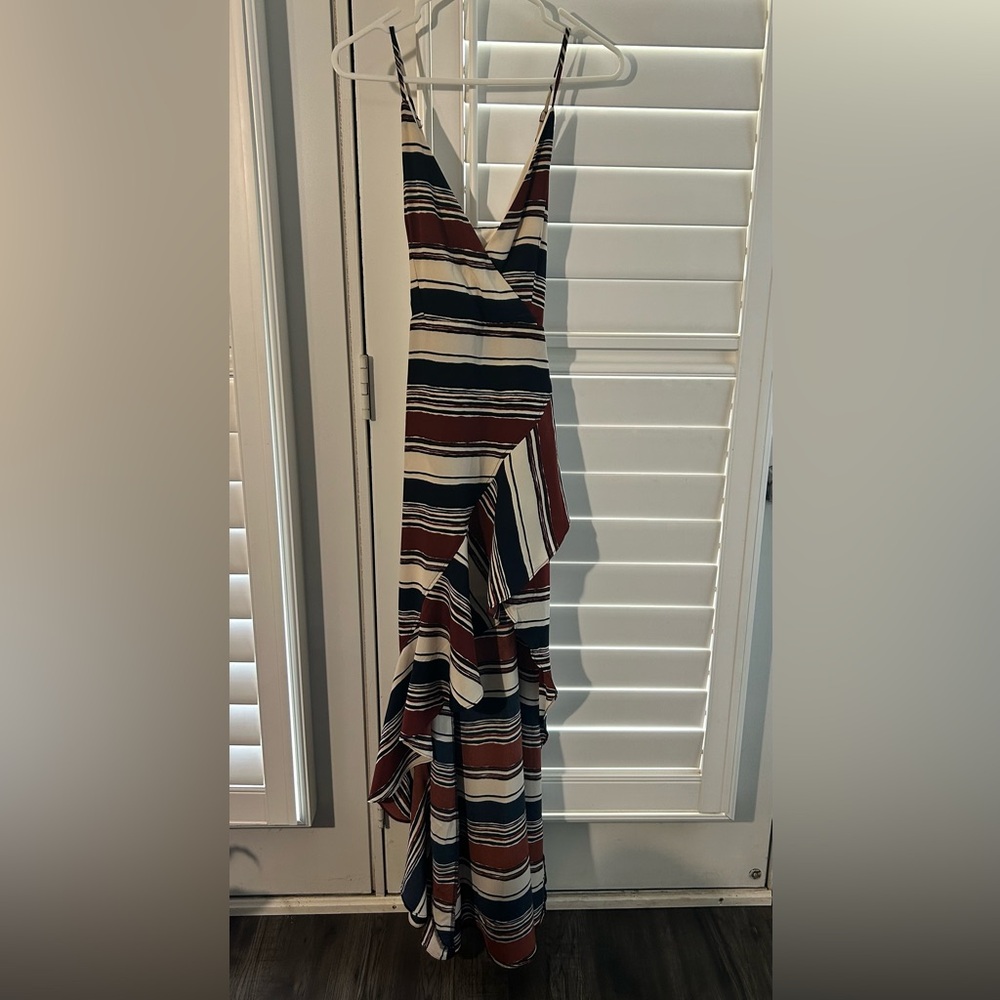 Striped Multicolor Maxi Dress